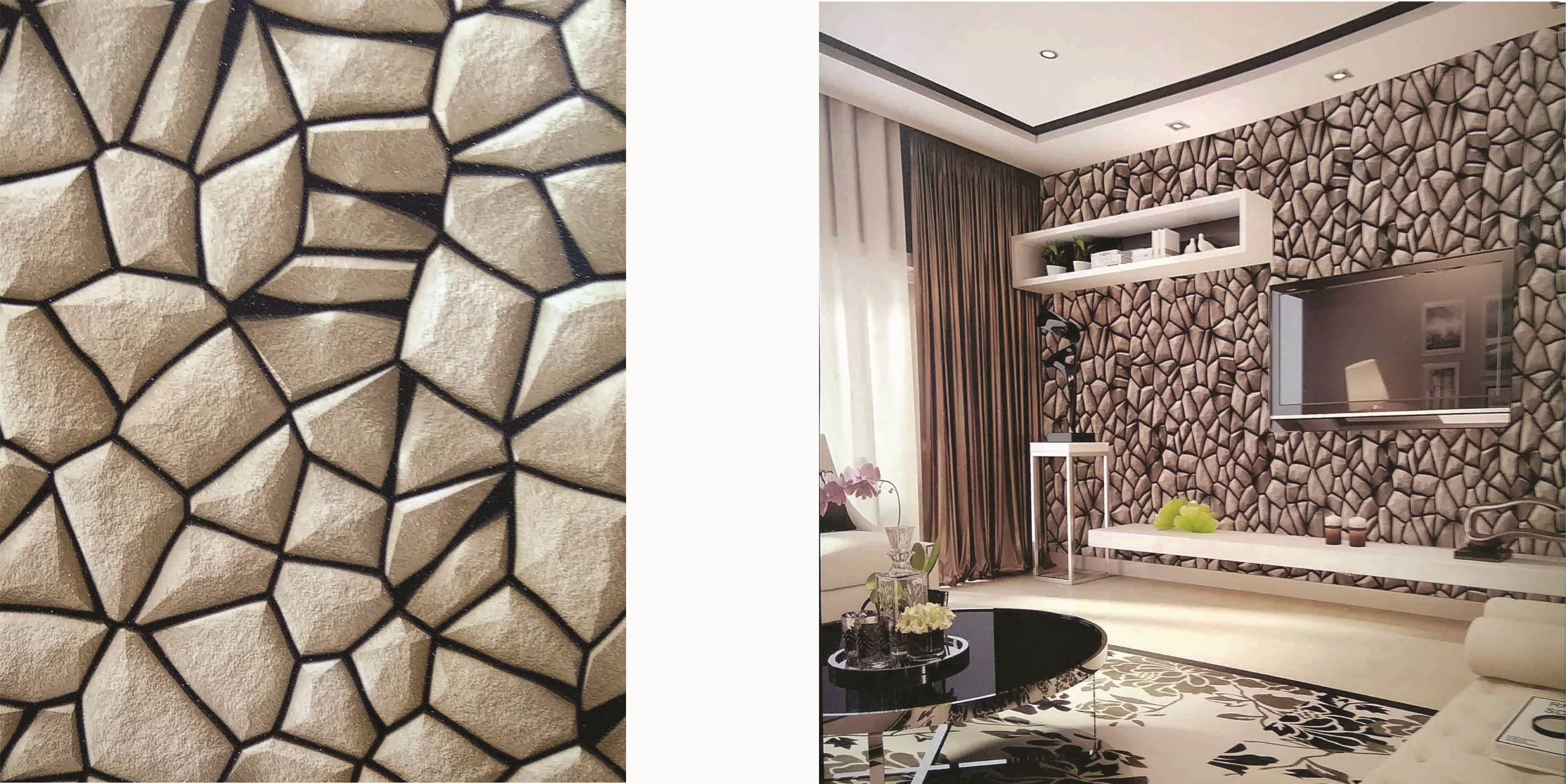 Modern 3D Wallpaper Design For Living Room Price In India with Epic Design ideas