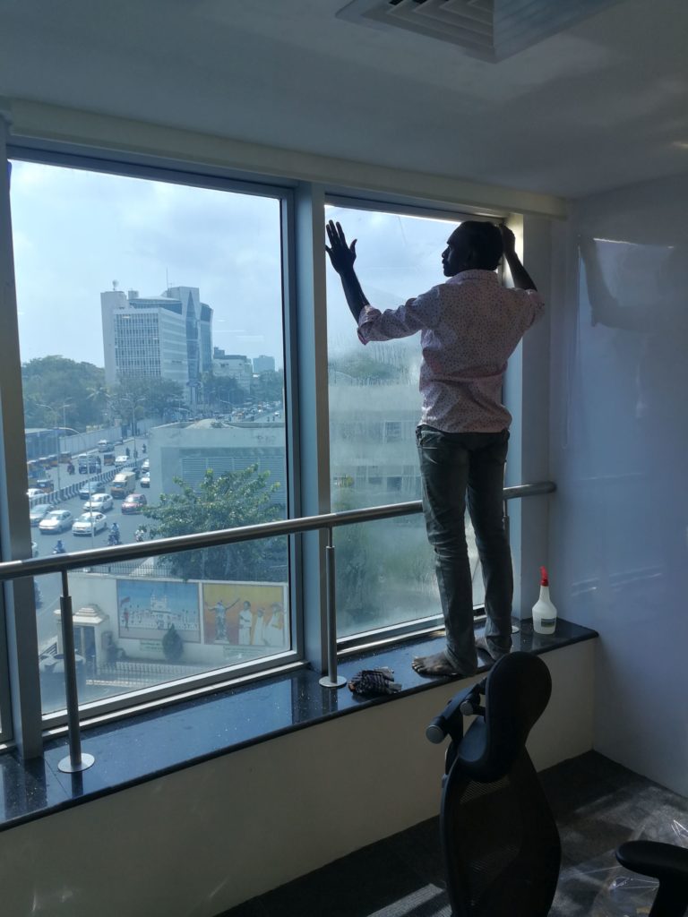 Heat control and Uv resistant glass film in chennai